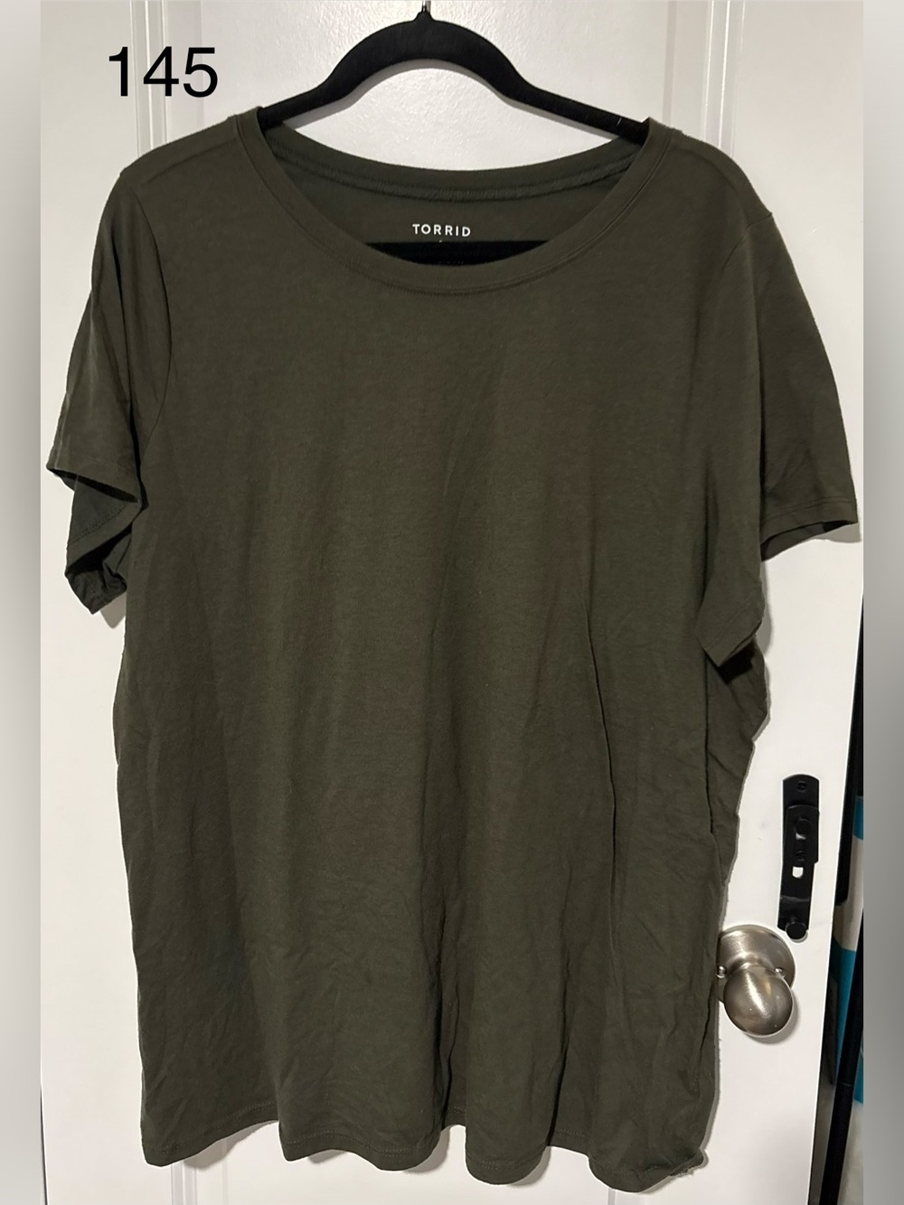 torrid Olive Green Short Sleeve Crew Tee